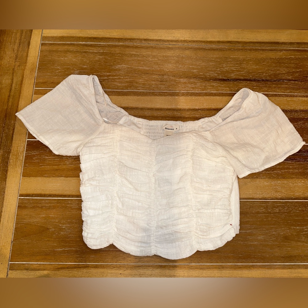 White Crop Top